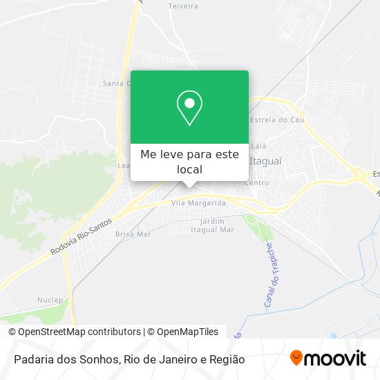 Padaria dos Sonhos mapa