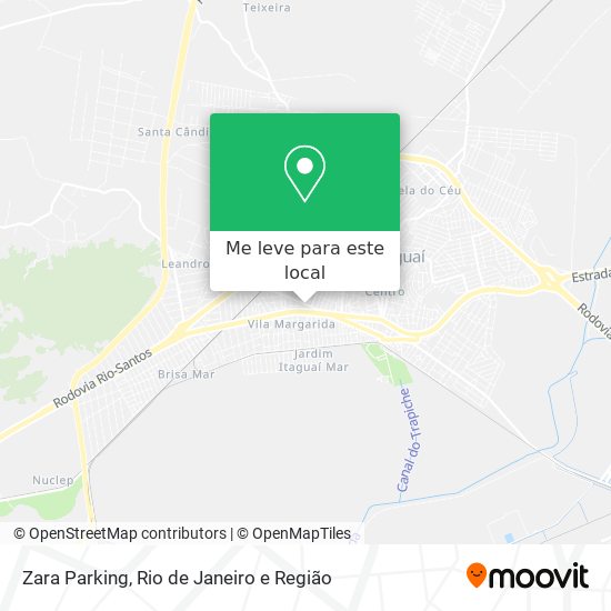 Zara Parking mapa