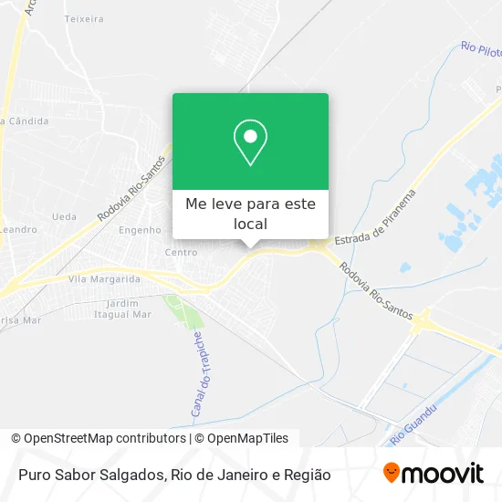 Puro Sabor Salgados mapa