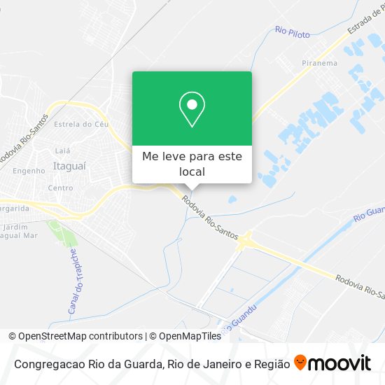 Congregacao Rio da Guarda mapa