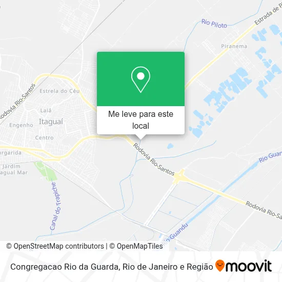 Congregacao Rio da Guarda mapa