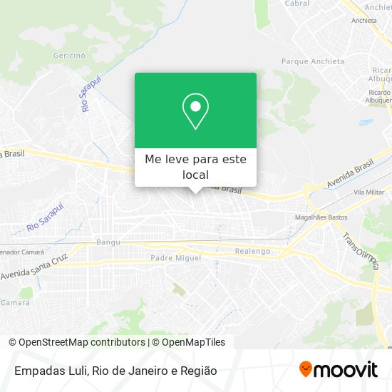Empadas Luli mapa