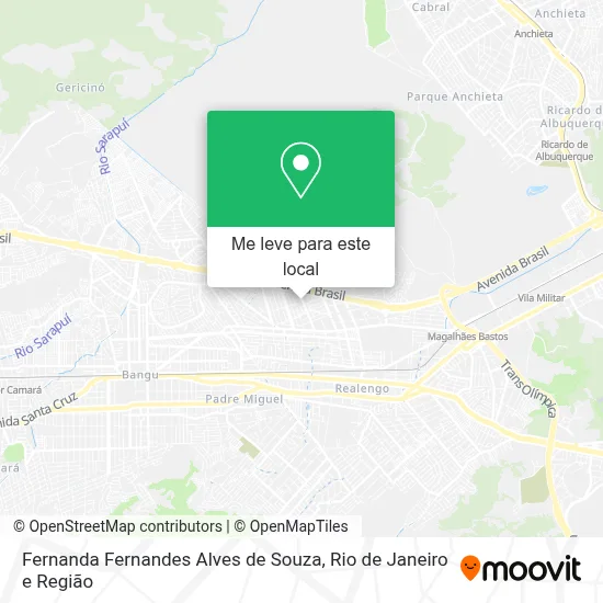 Fernanda Fernandes Alves de Souza mapa