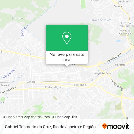 Gabriel Tancredo da Cruz mapa