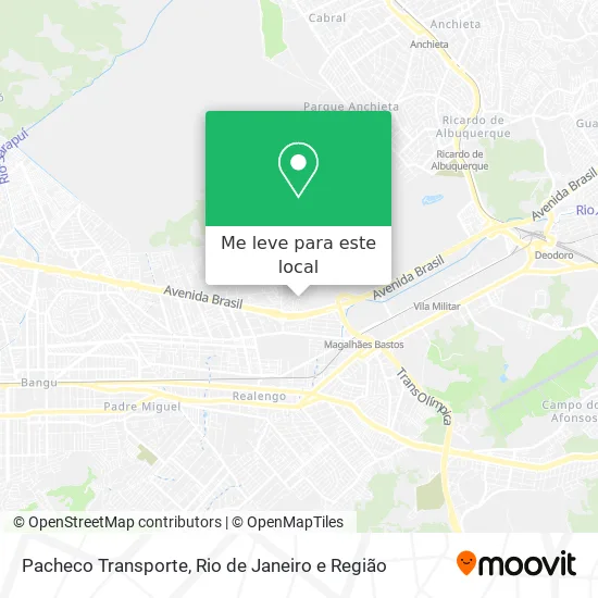 Pacheco Transporte mapa