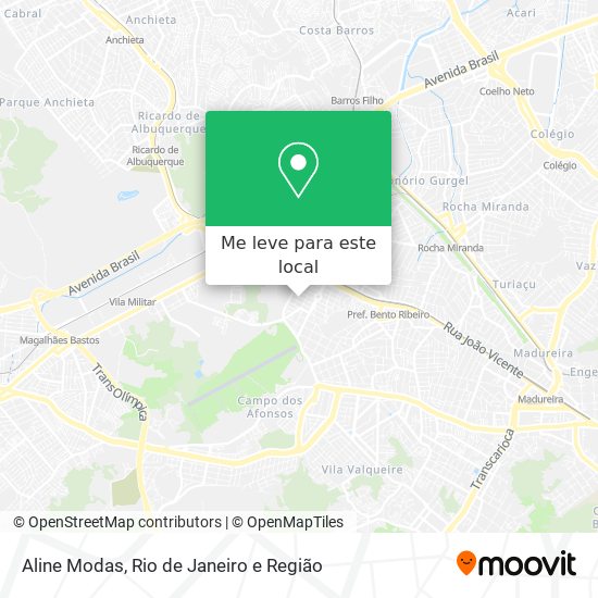 Aline Modas mapa