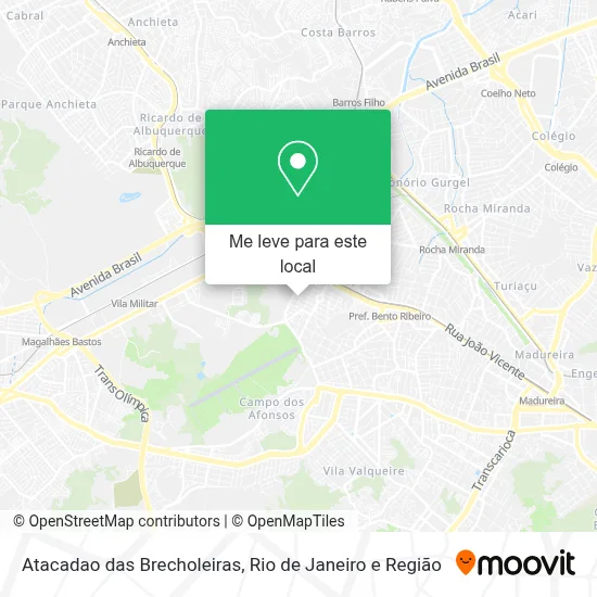 Atacadao das Brecholeiras mapa