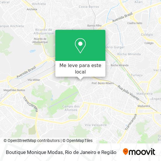 Boutique Monique Modas mapa