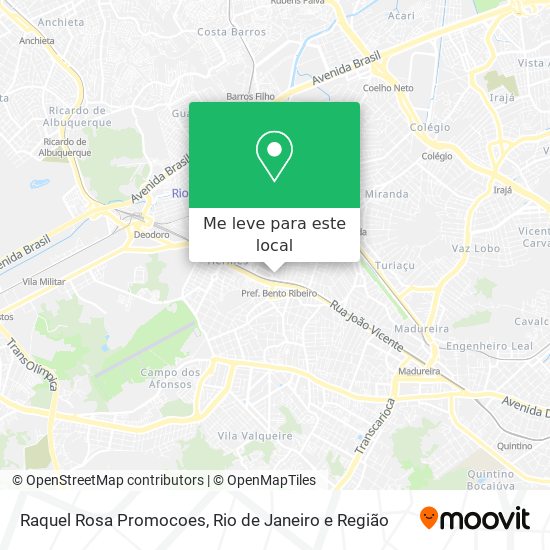 Raquel Rosa Promocoes mapa