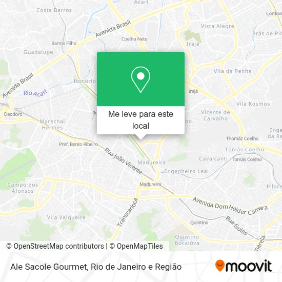 Ale Sacole Gourmet mapa