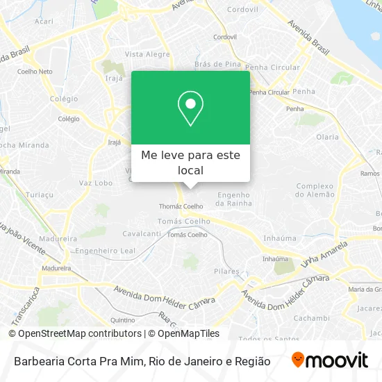 Barbearia Corta Pra Mim mapa