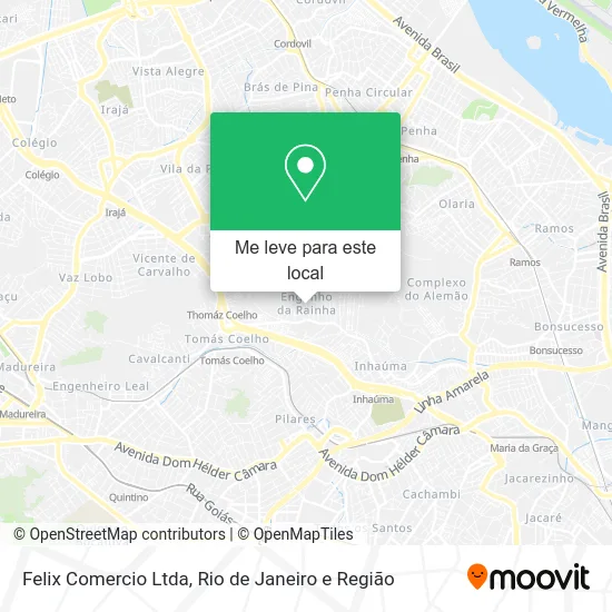 Felix Comercio Ltda mapa