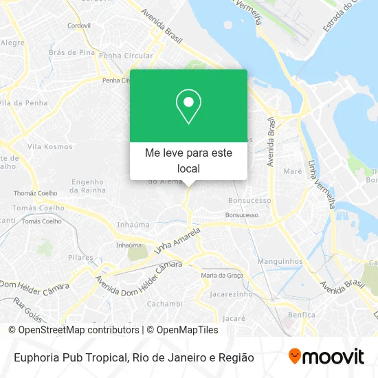 Euphoria Pub Tropical mapa