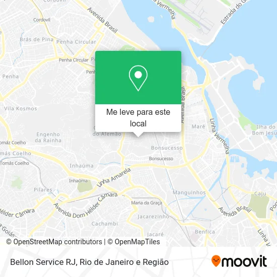 Bellon Service RJ mapa