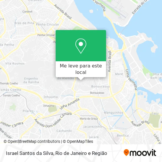 Israel Santos da Silva mapa