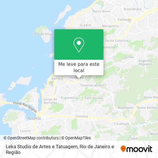 Leka Studio de Artes e Tatuagem mapa