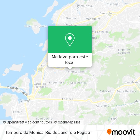 Tempero da Monica mapa