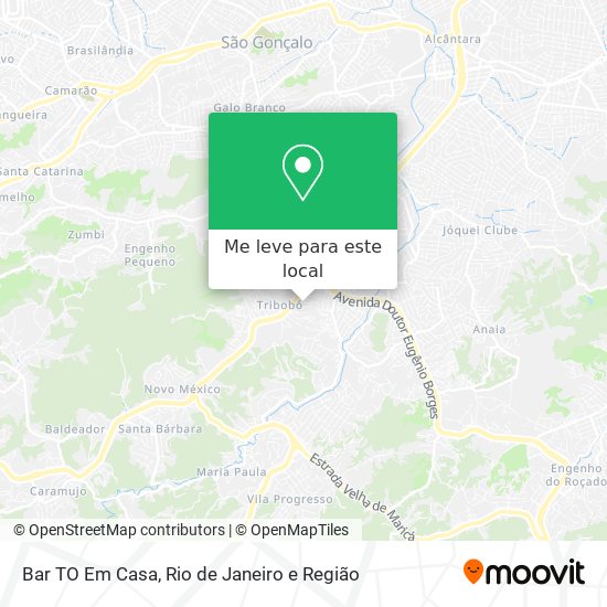 Bar TO Em Casa mapa