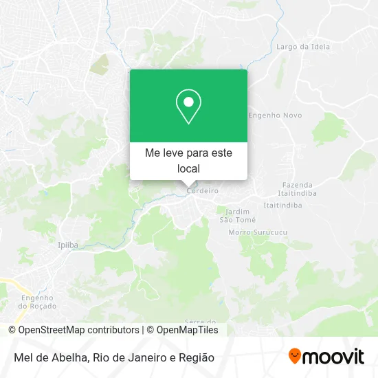 Mel de Abelha mapa