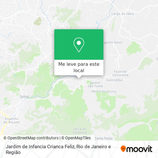 Jardim de Infancia Crianca Feliz mapa