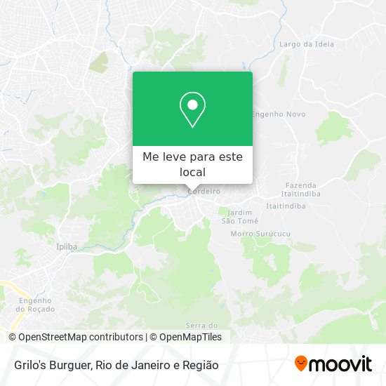 Grilo's Burguer mapa