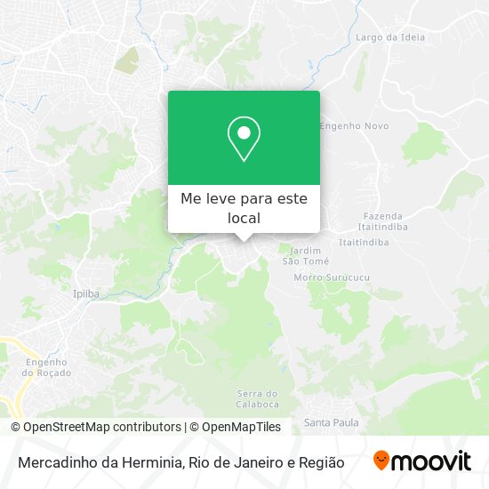 Mercadinho da Herminia mapa