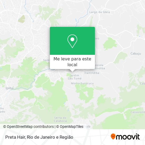 Preta Hair mapa