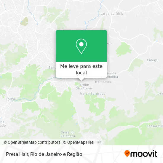 Preta Hair mapa