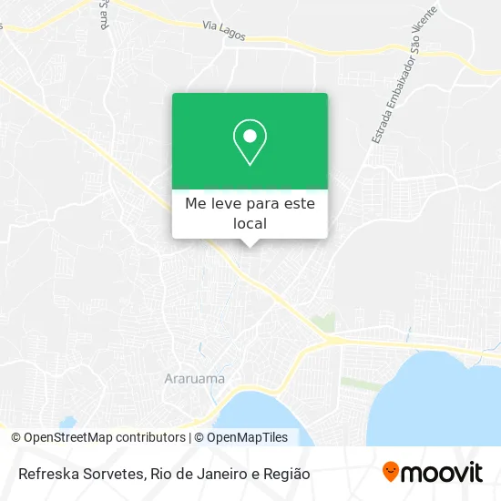 Refreska Sorvetes mapa