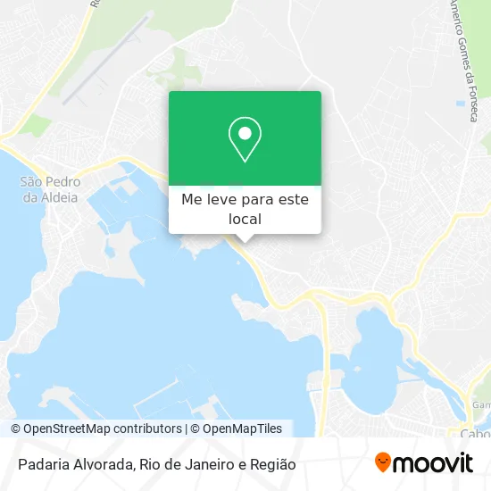 Padaria Alvorada mapa