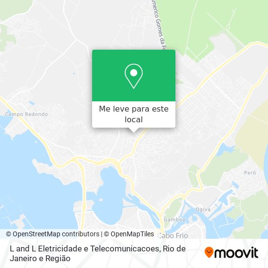 L and L Eletricidade e Telecomunicacoes mapa