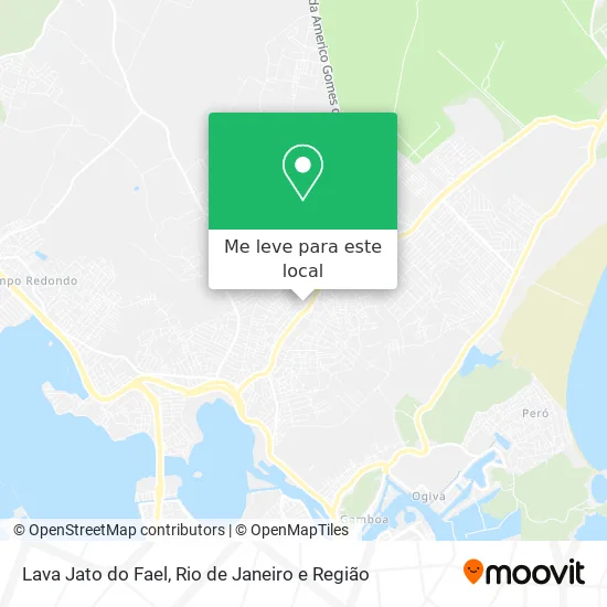 Lava Jato do Fael mapa