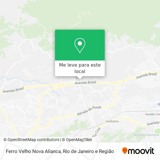 Ferro Velho Nova Alianca mapa