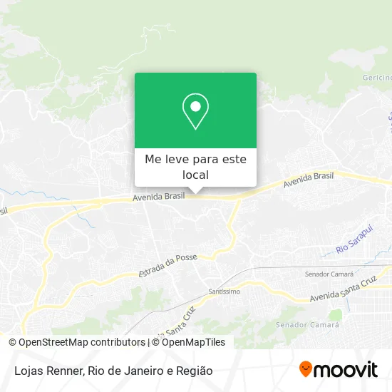 Lojas Renner mapa