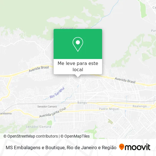 MS Embalagens e Boutique mapa