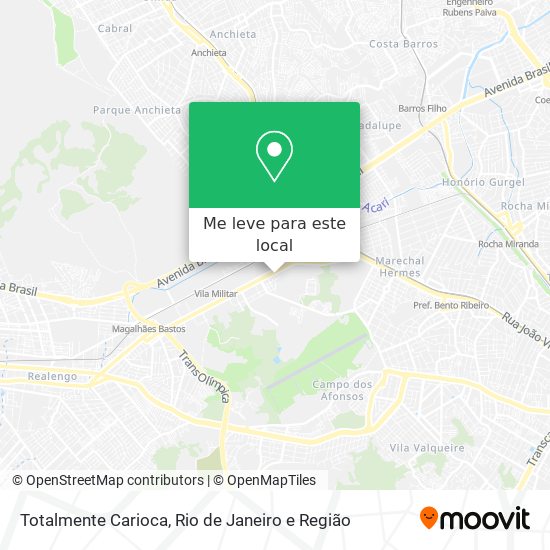 Totalmente Carioca mapa