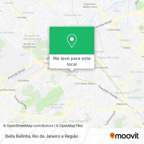 Bella Belinha mapa