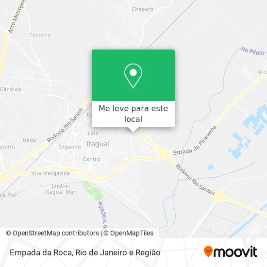 Empada da Roca mapa