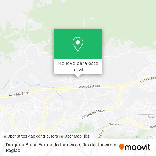 Drogaria Brasil Farma do Lameirao mapa