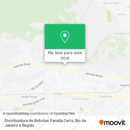 Distribuidora de Bebidas Parada Certa mapa