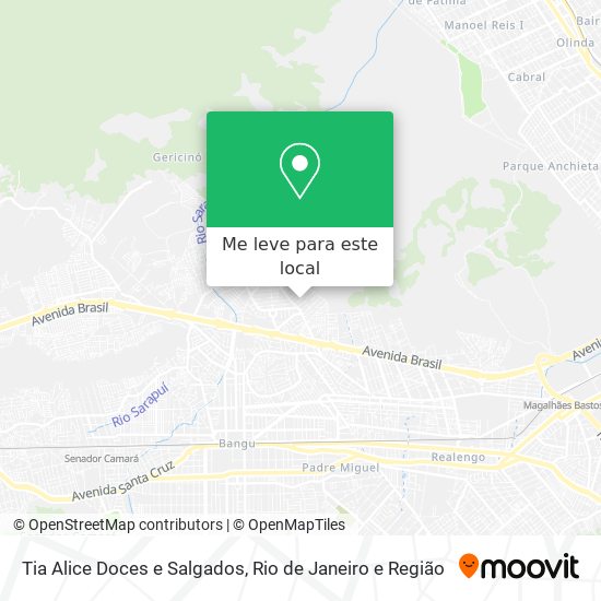 Tia Alice Doces e Salgados mapa