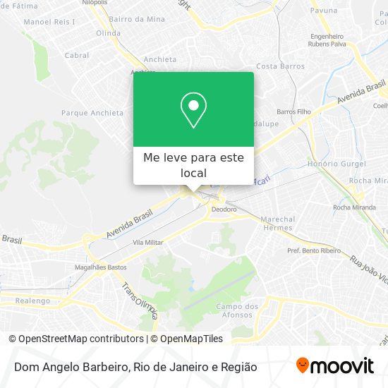 Dom Angelo Barbeiro mapa