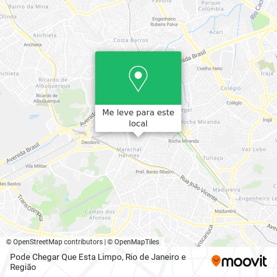 Pode Chegar Que Esta Limpo mapa