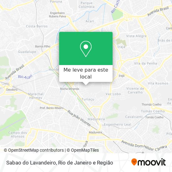Sabao do Lavandeiro mapa
