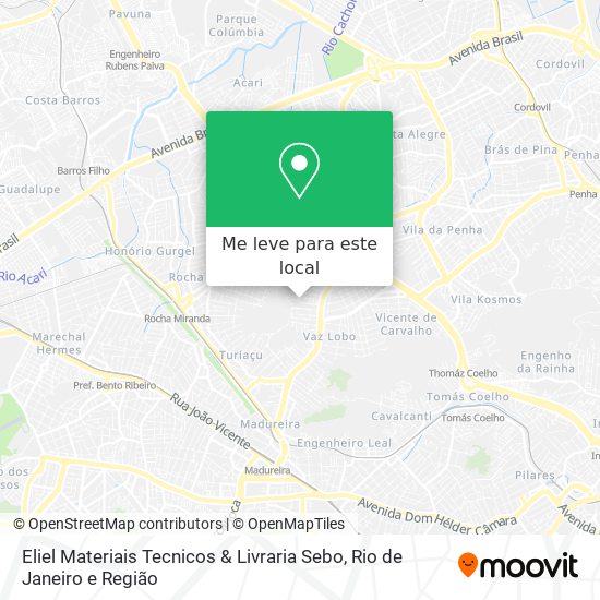 Eliel Materiais Tecnicos & Livraria Sebo mapa