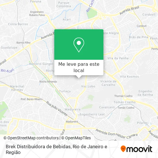 Brek Distribuidora de Bebidas mapa