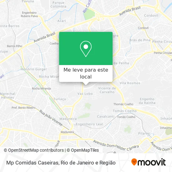 Mp Comidas Caseiras mapa