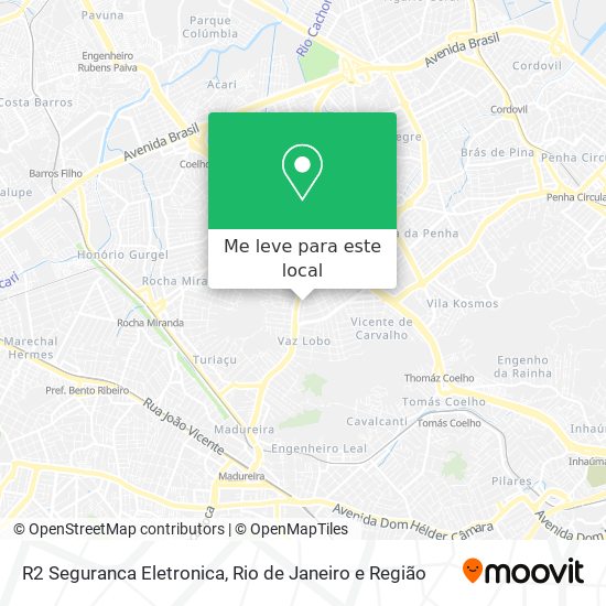 R2 Seguranca Eletronica mapa