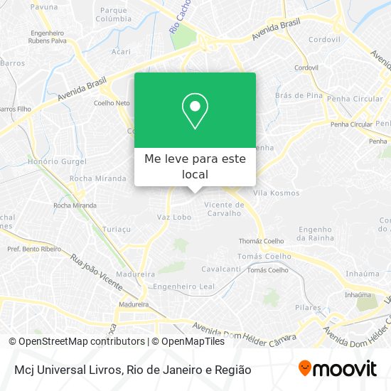 Mcj Universal Livros mapa