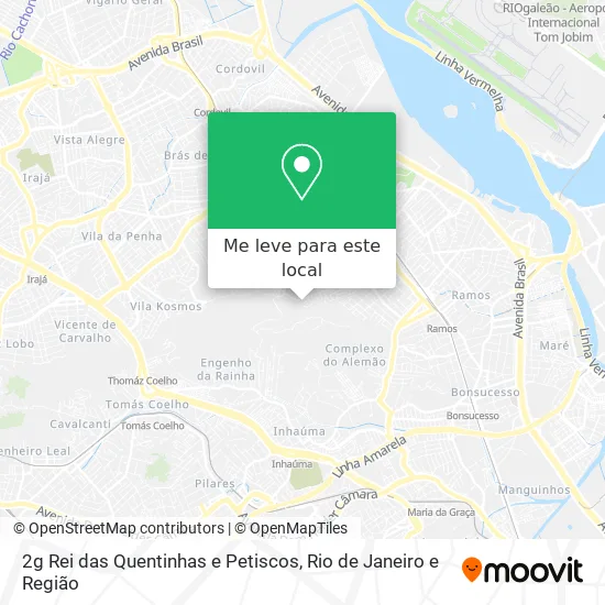 2g Rei das Quentinhas e Petiscos mapa